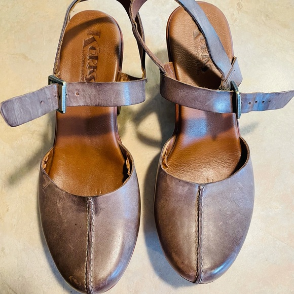 KorkEase Shoes Korkease Size 7 Leather Clogs Poshmark